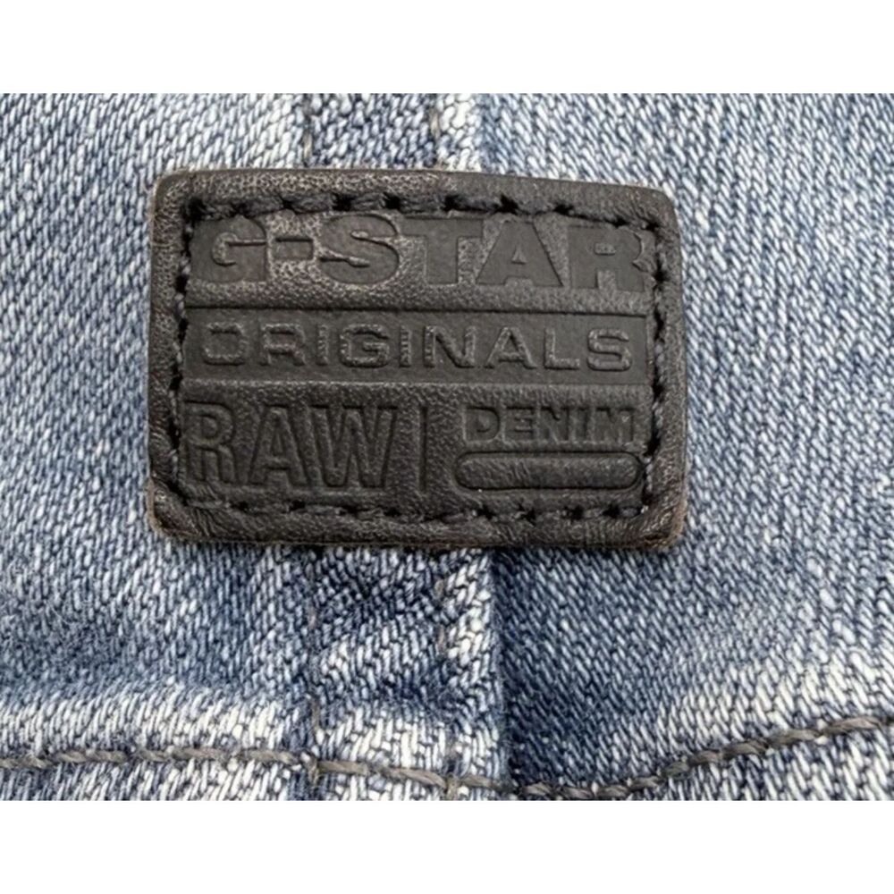 G Star Raw Men's Blue Jeans Size 34x30 (Fit 34x29) 5620 3D Zip Knee Skinny Denim - Picture 9 of 13